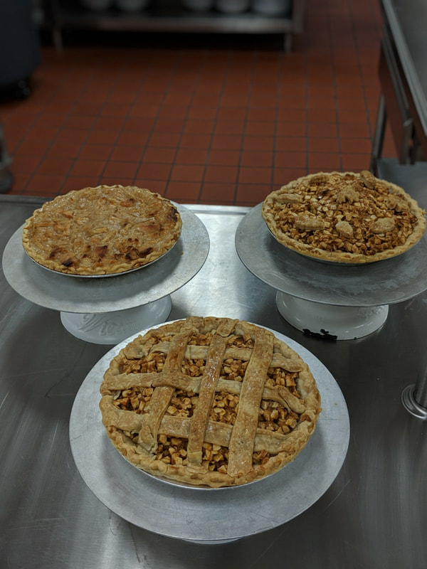 three pies