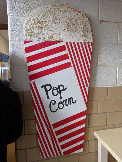 Popcorn room at Rising Stars